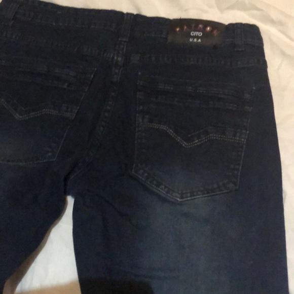 Dark Blue Skinny Jeans - Picture 4 of 5